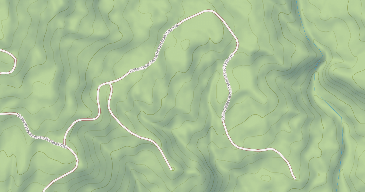 Map preview of USFS Motor Vehicle Use Map Roads {BF434E7F-E490-46EF-95AF-13D0698FBA87}
