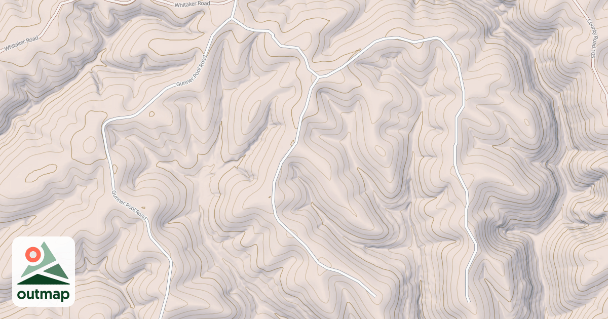 Map of WEST CANEY
