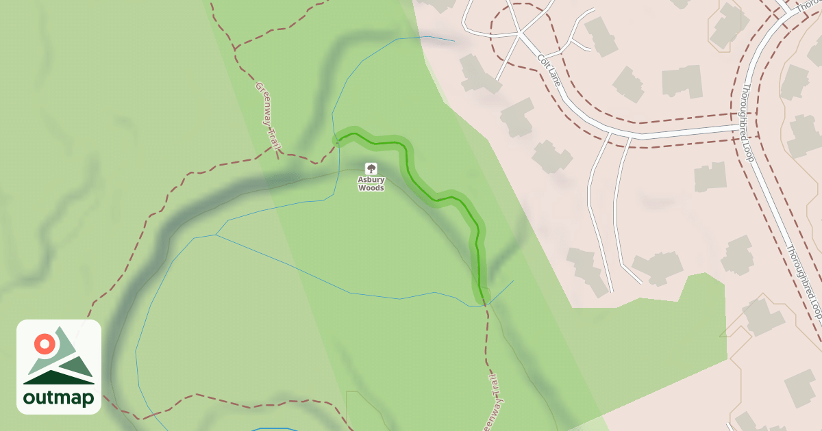 Map of Greenway Trail