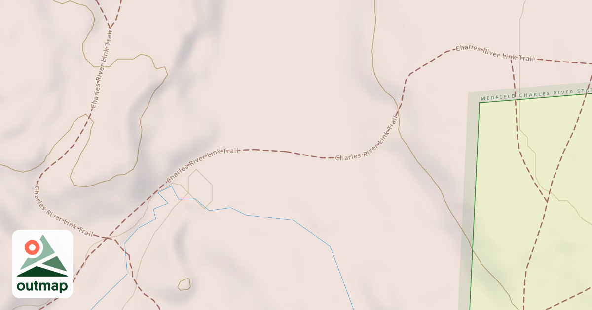 Map of Charles River Link Trail