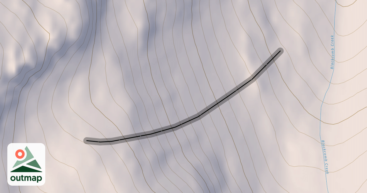 Map of Sapphire Chutes