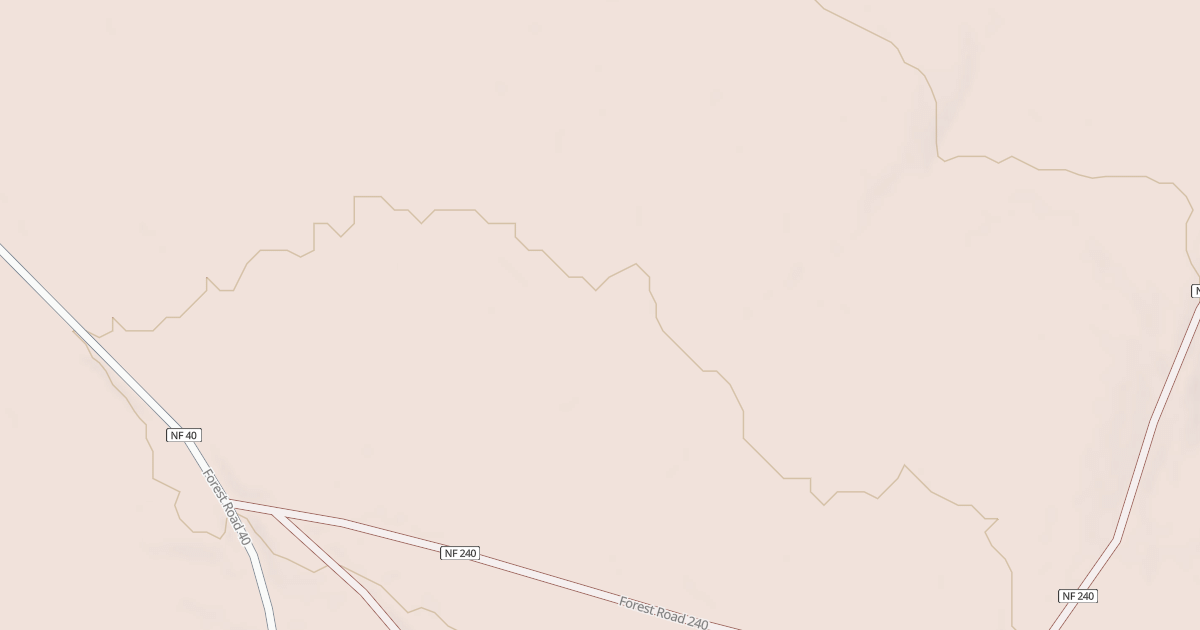 Map preview of USFS National Forest System Roads {F7E07FB4-644D-4BD2-890A-BB1EC860E192}
