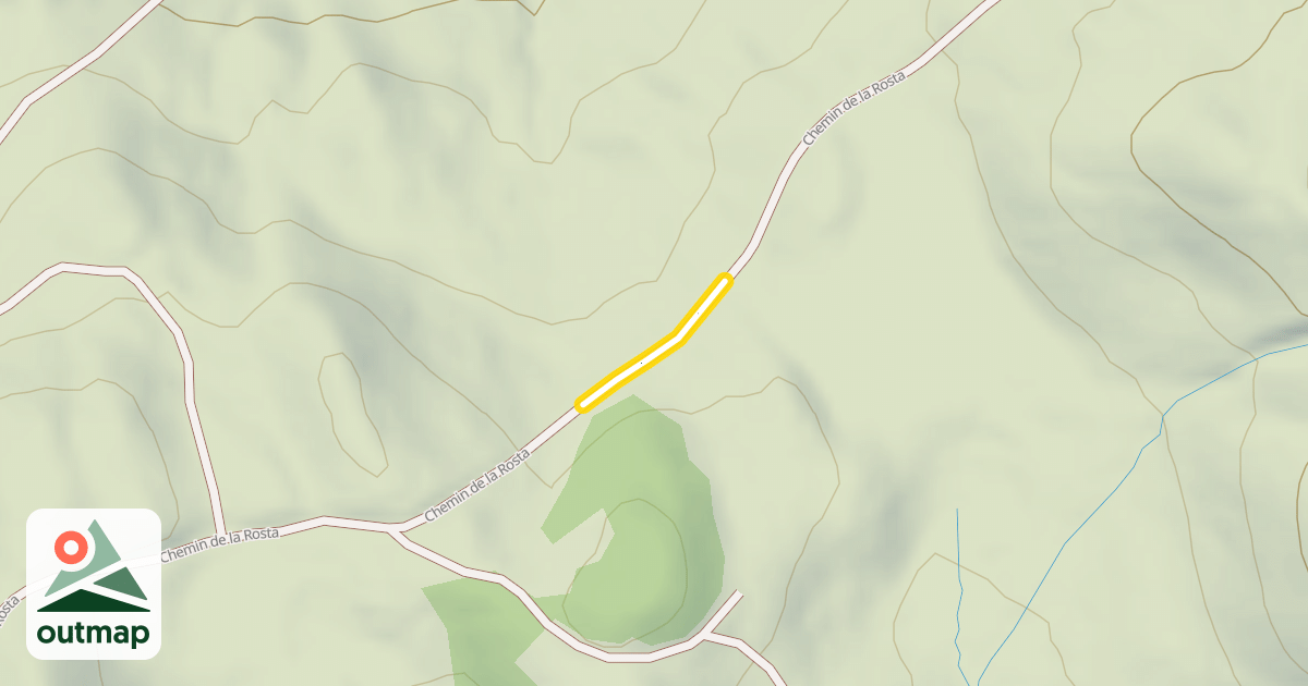 Map of Chemin de la Rosta