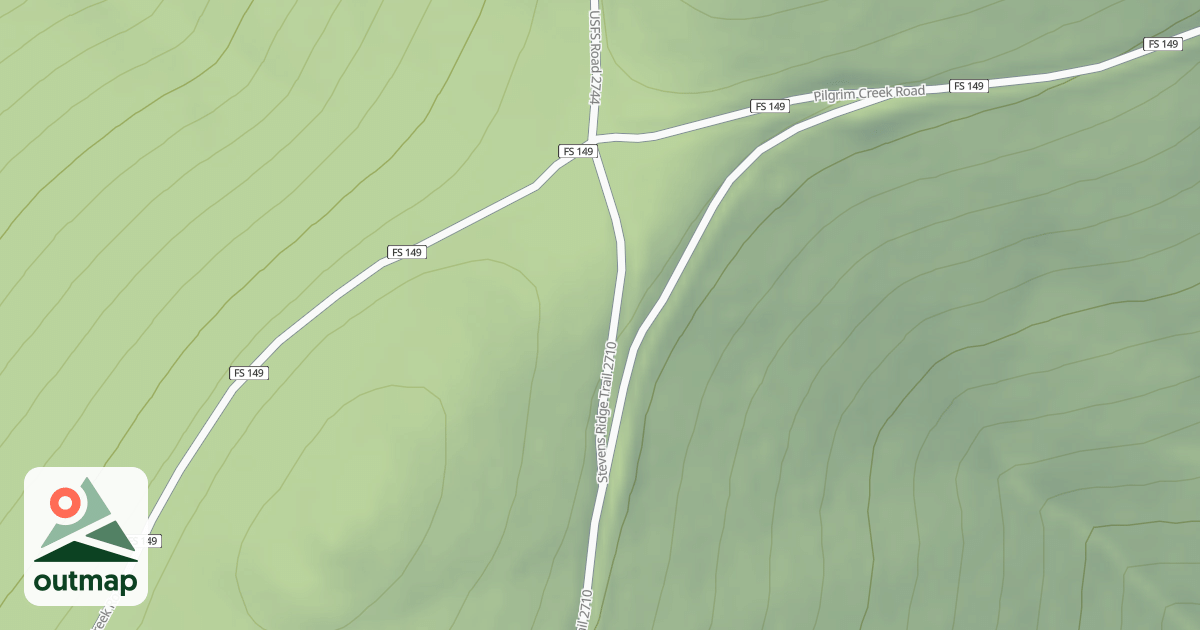 Map of HUCKLEBERRY MTN Y