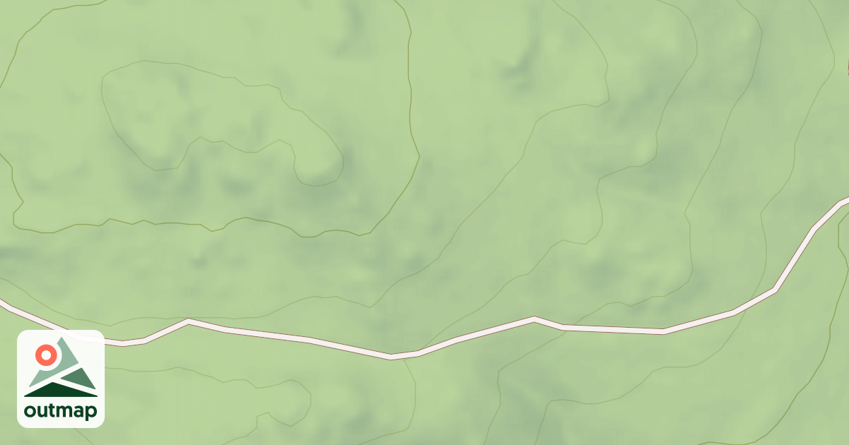 Map of BIG JOHN MOUNTAIN SPUR