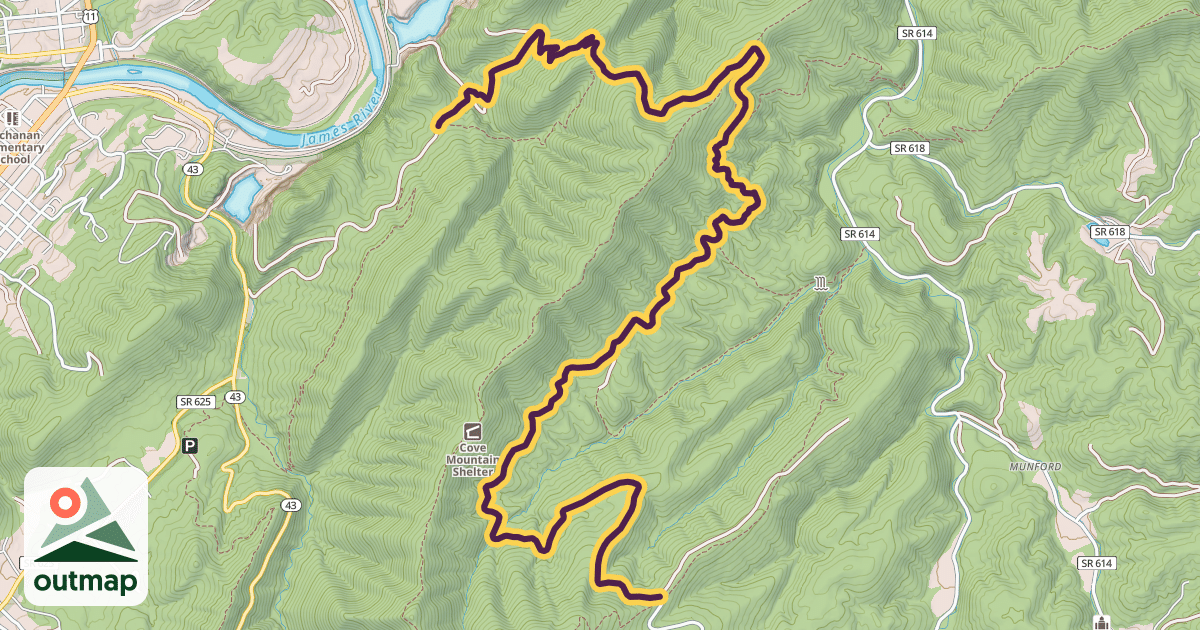 Map of Glenwood Horse Trail