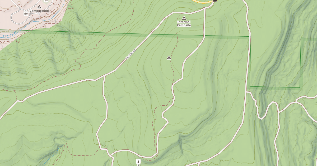 Map preview of USFS Motor Vehicle Use Map Roads {405D721E-5D68-44FD-83A9-B7FFF0D115AE}