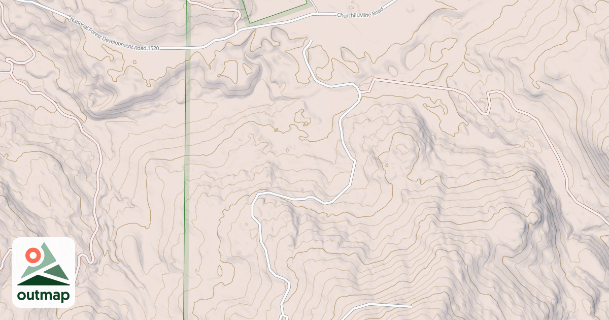 Map of MINERAL MTN