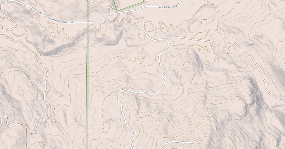 Map preview of MINERAL MTN