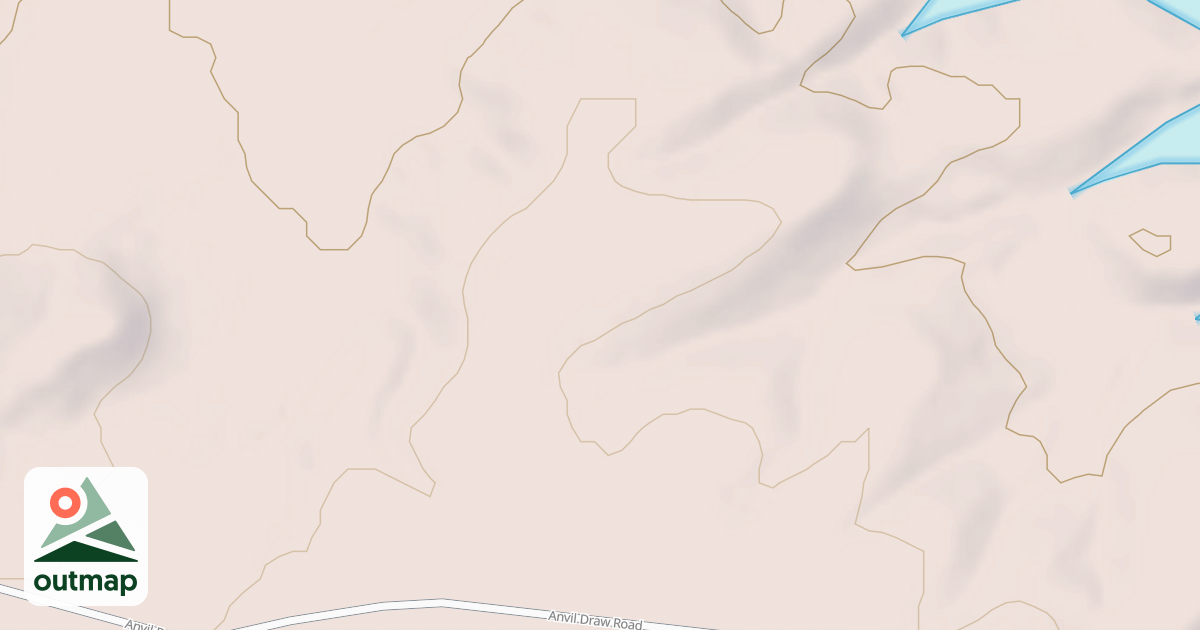 Map of ANVIL DRAW SPUR B