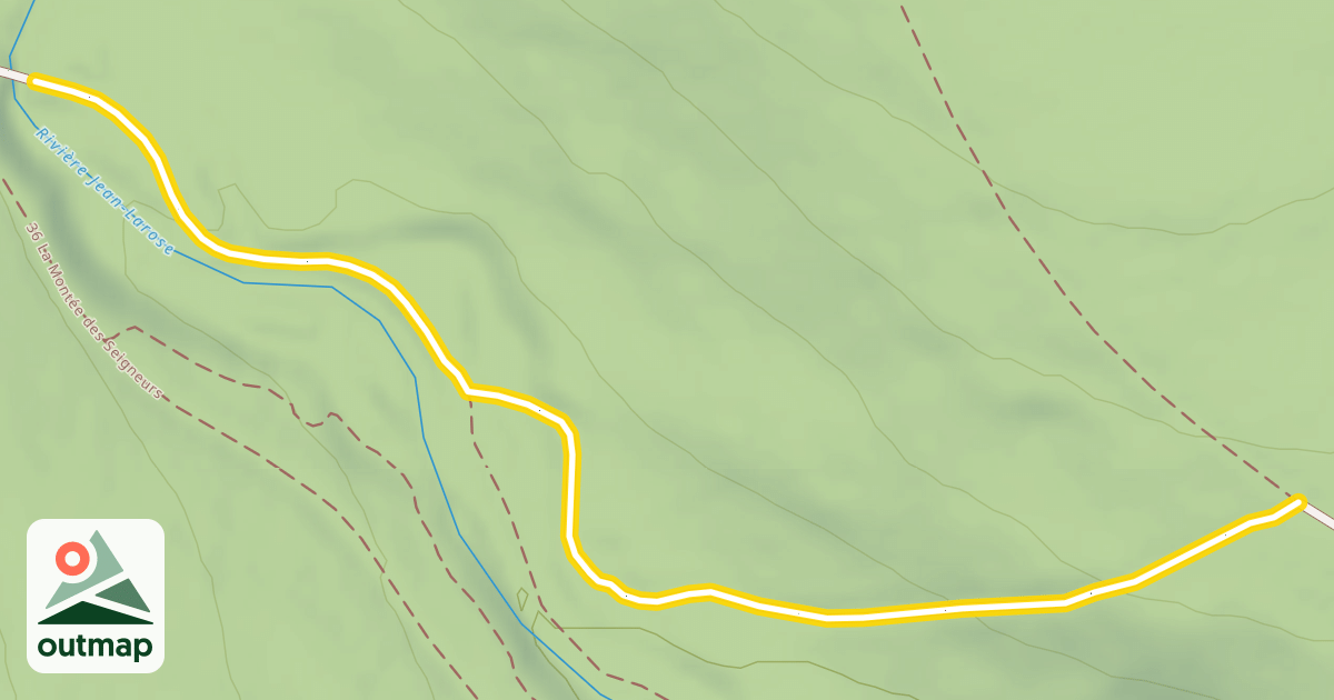 Map of 37 La Montée St-Hilaire