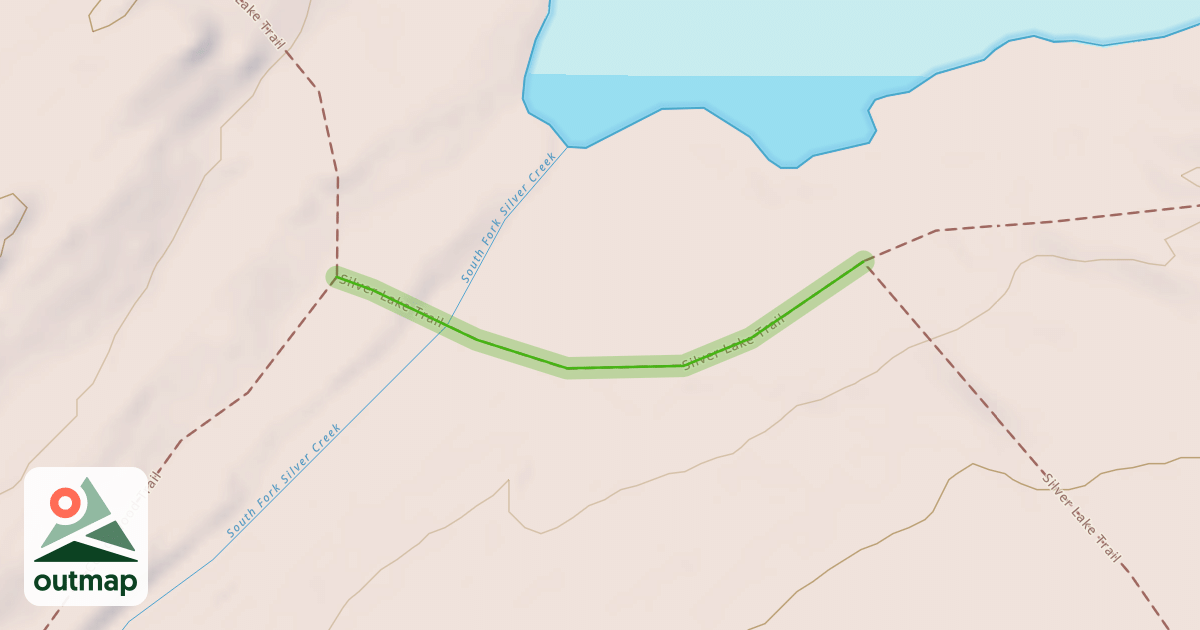 Map of Silver Lake Trail