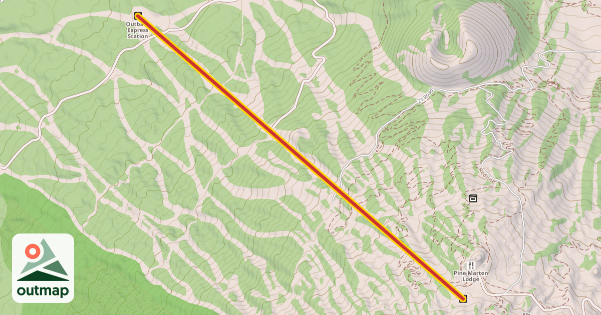 Map of Outback Express