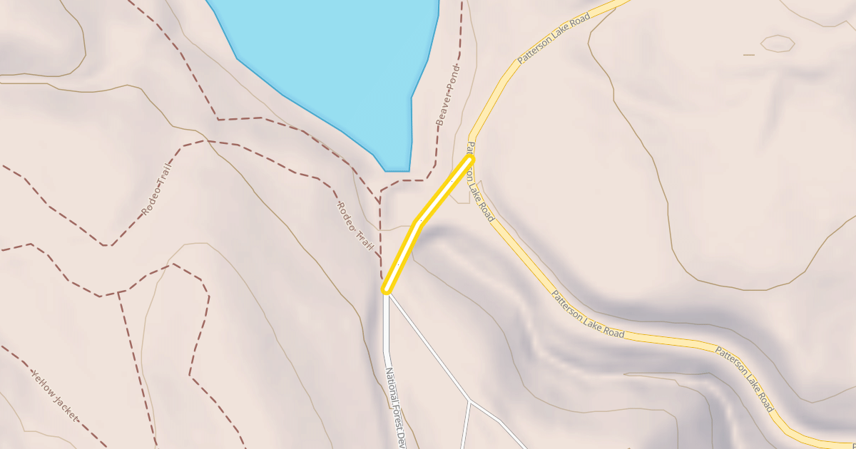 Map preview of National Forest Development Road 4410