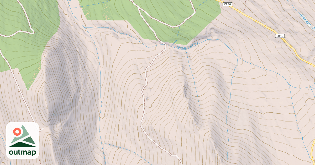 Map of DYERSVILLE ROAD
