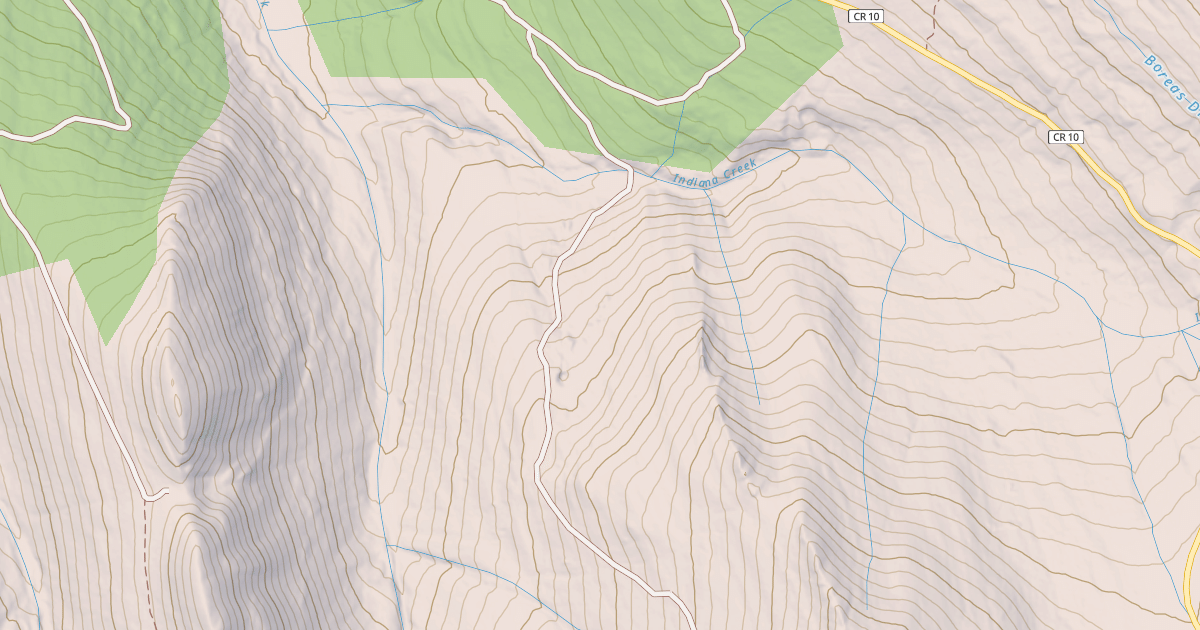Map preview of DYERSVILLE ROAD