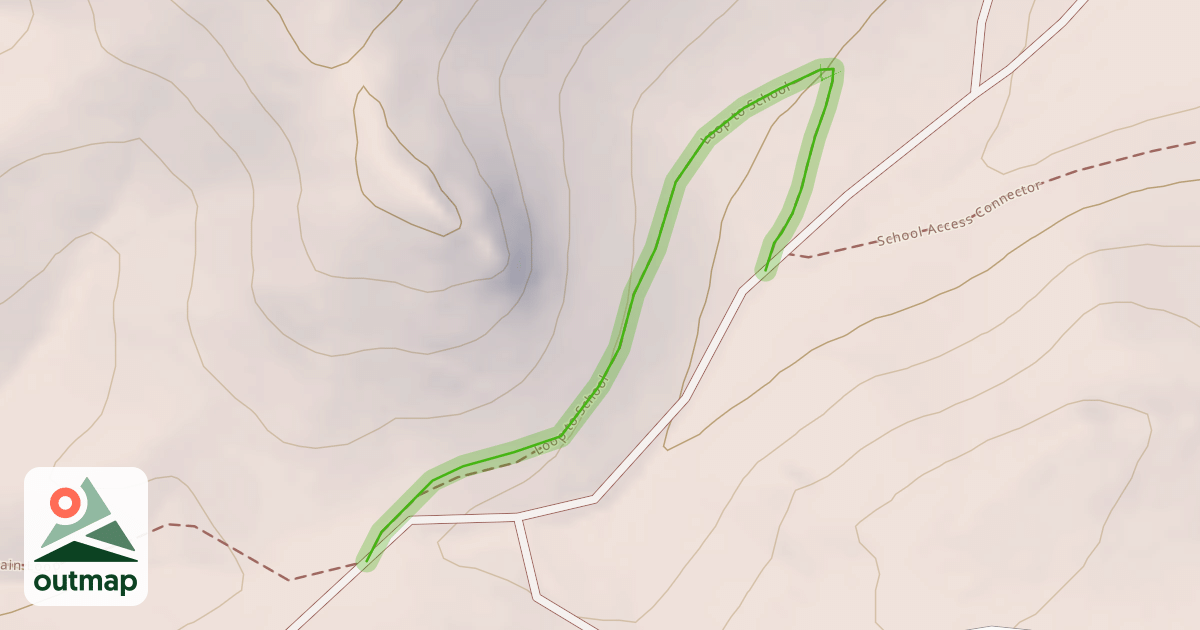 Map of Loop to School