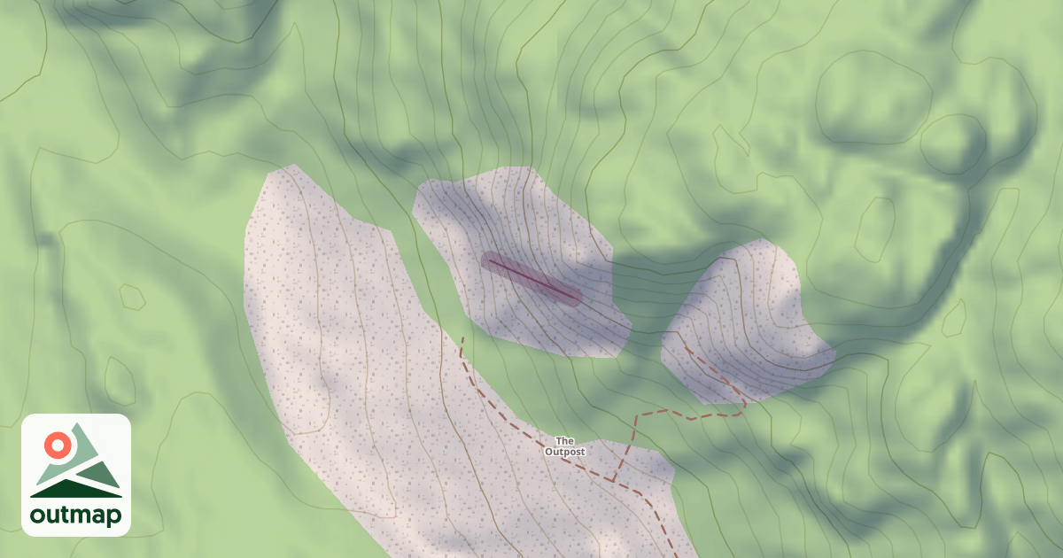 Map of Climbing Crag