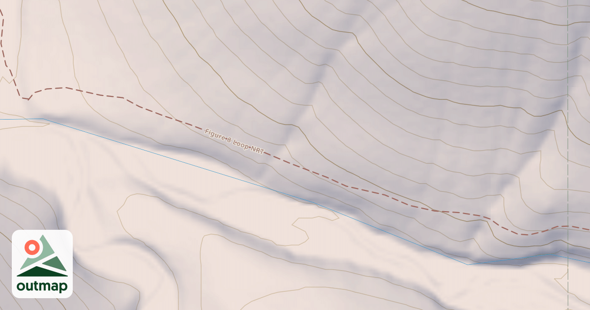 Map of N Fk Deep Creek