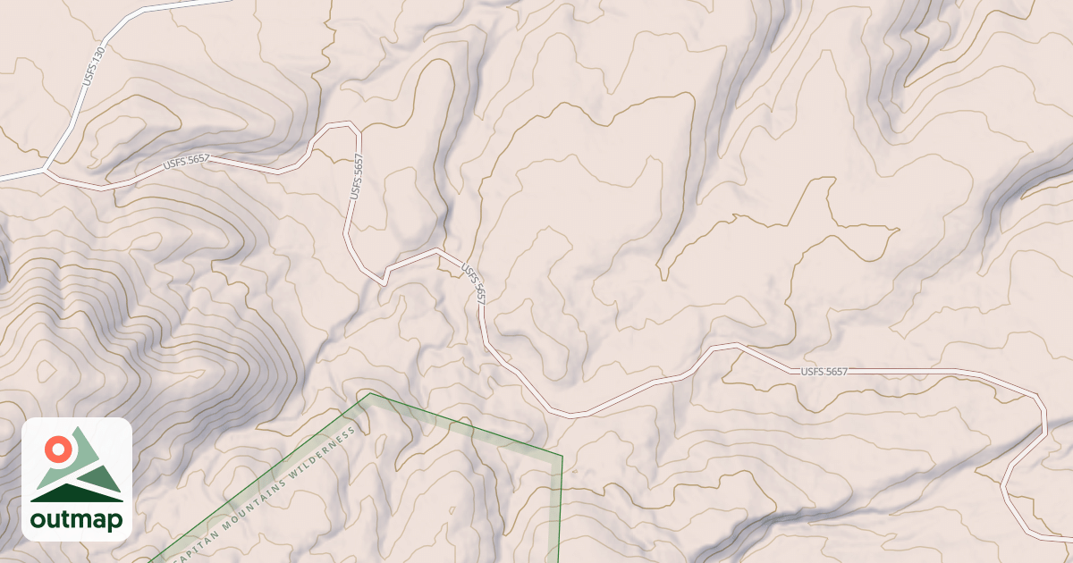 Map of RAMIREZ PEAK