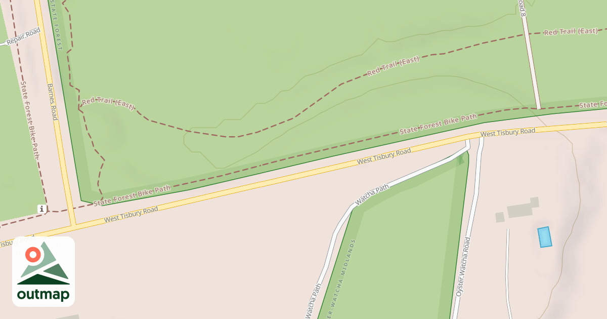 Map of Correllus Bike Path