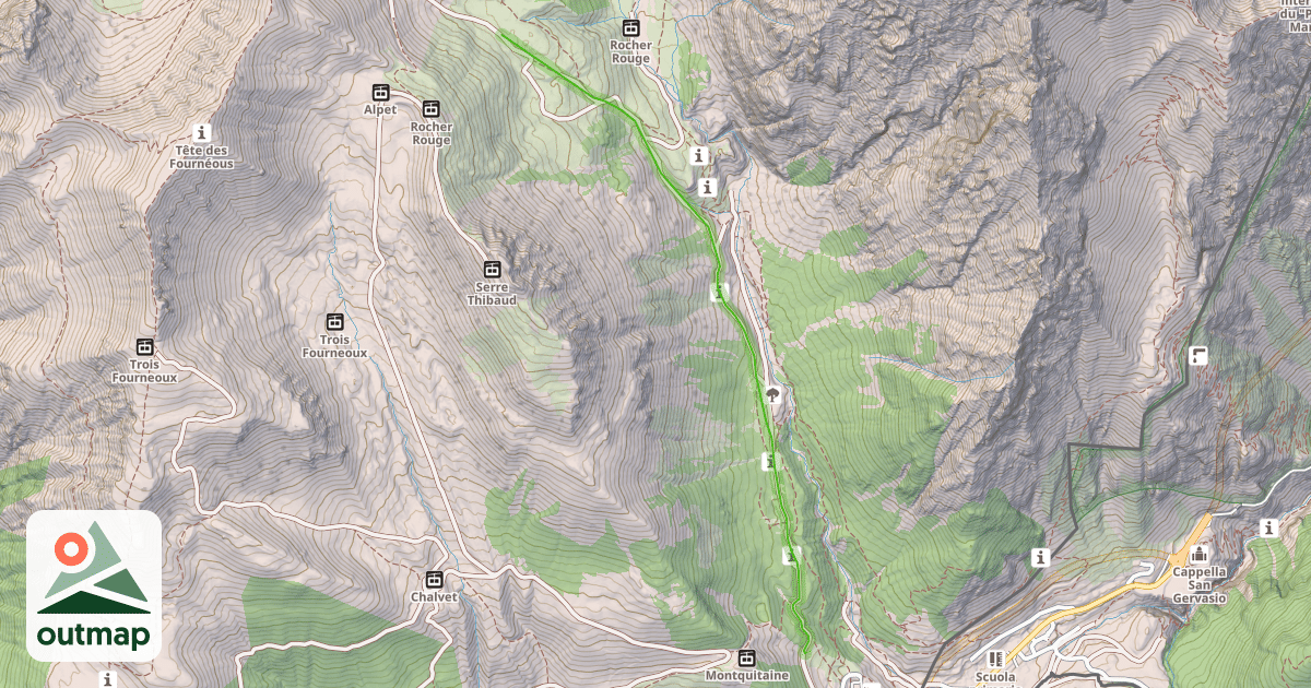 Map of Baïsses