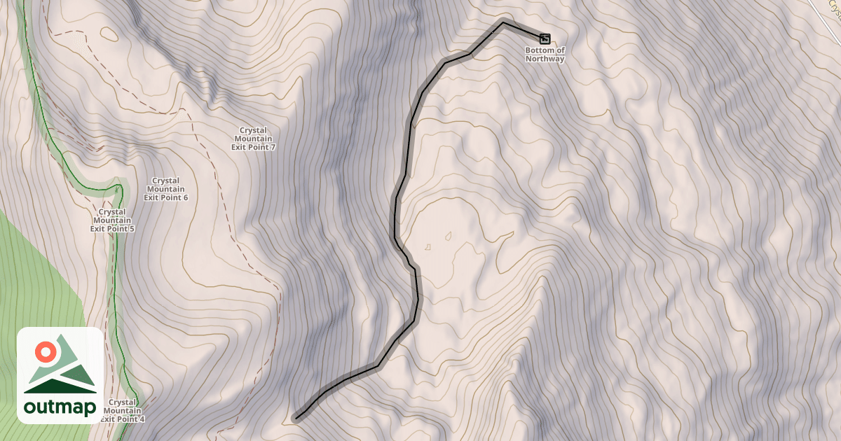 Map of Northway Drainage