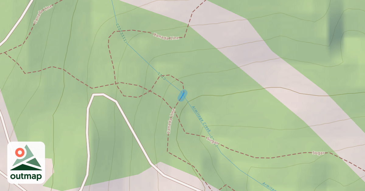Map of Canada Line
