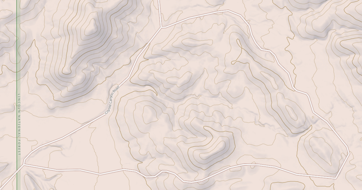 Map preview of USFS National Forest System Roads {4D1502F4-BAEC-44CC-8A9D-17F6F9B3AE03}