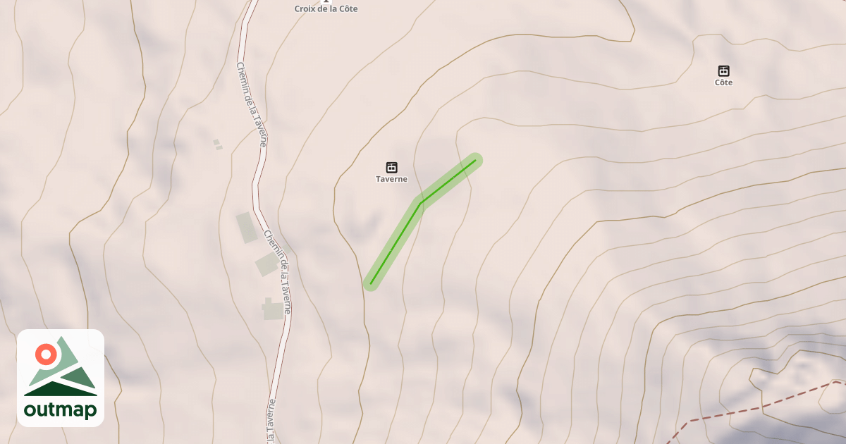 Map of La Sapinière