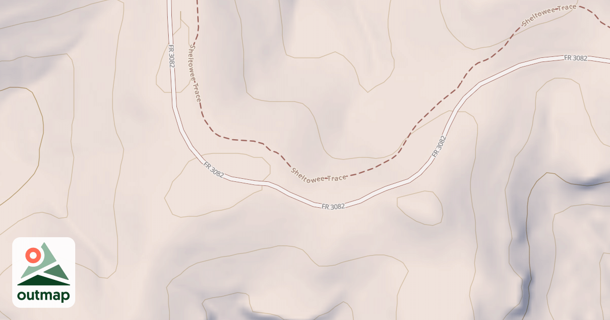 Map of Sheltowee Trace