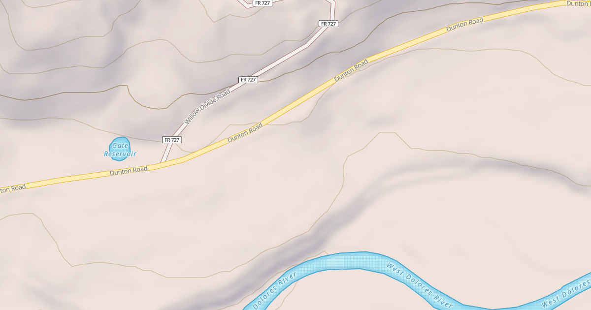 Map preview of WILLOW DIVIDE TH A
