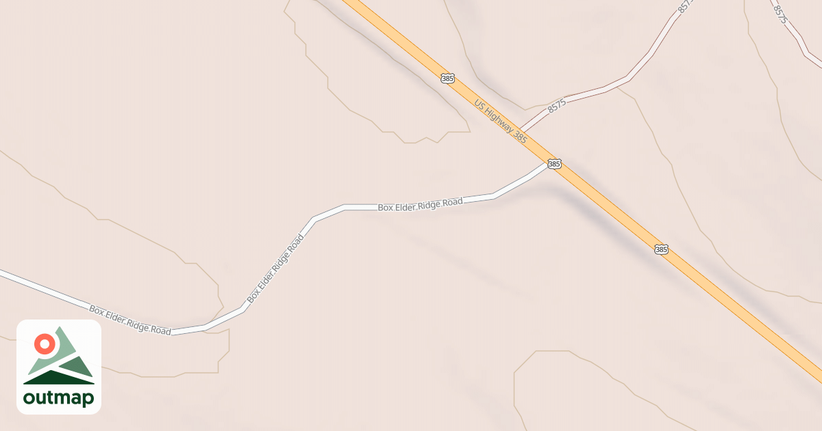 Map of BOXELDER RIDGE