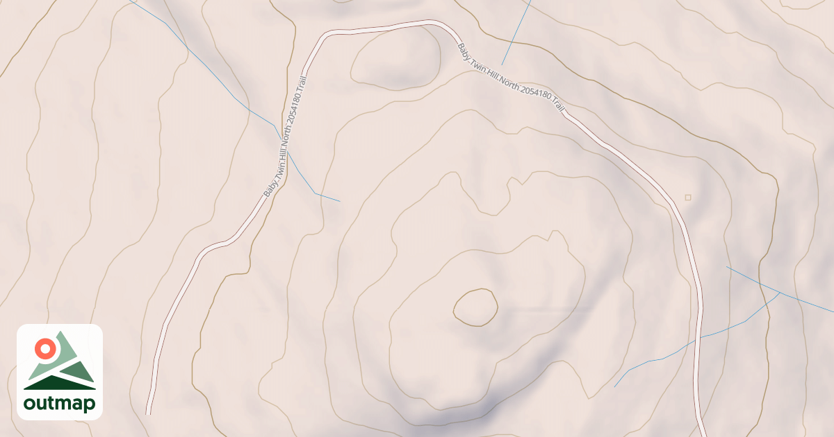 Map of Baby Twin Hill North 2054180