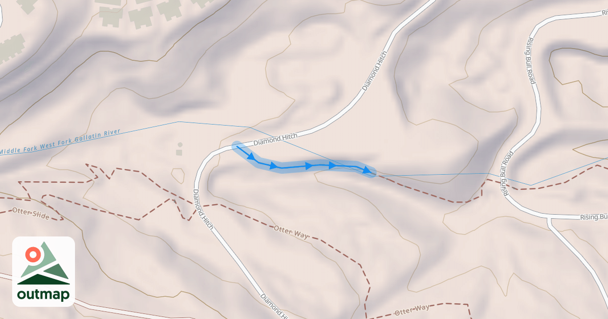 Map of Otter Slide