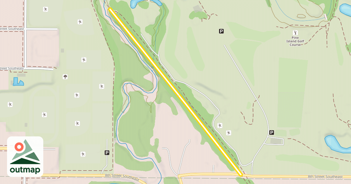 Map of Douglas State Trail