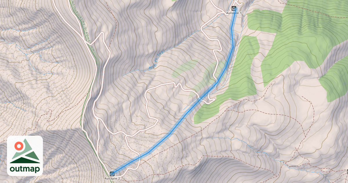 Map of Les Vallons