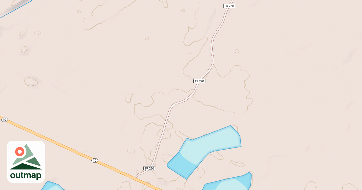 Map of GOAT CAMP RD