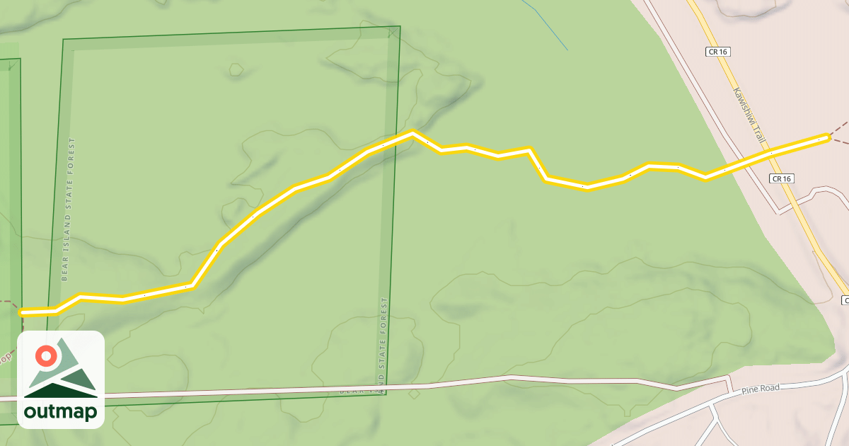 Map of Pine Park