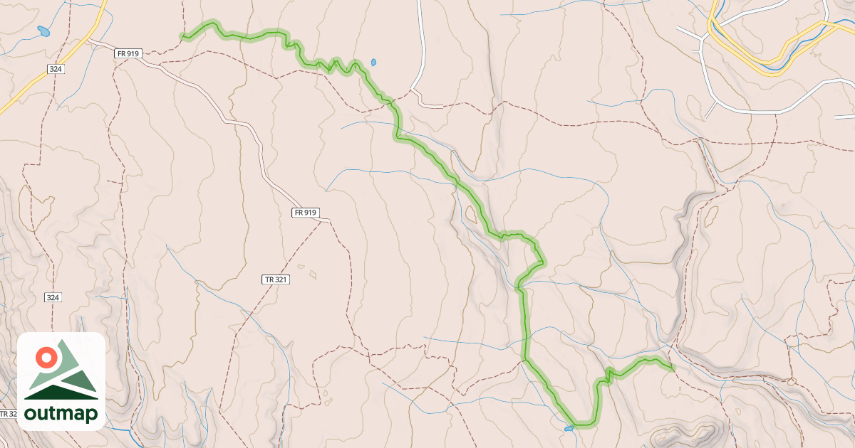 Map of Round Park Trail