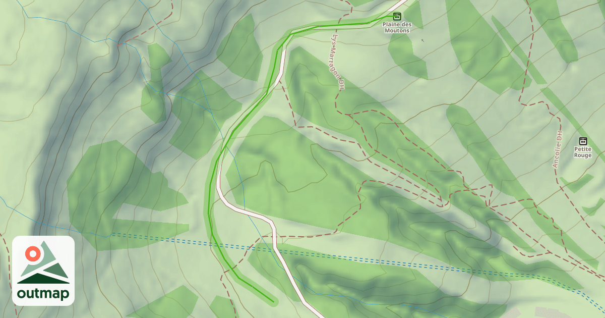 Map of Savonette