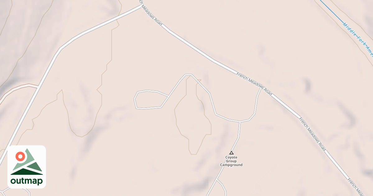 Map of COYOTE GROUP CG, N. LOOP