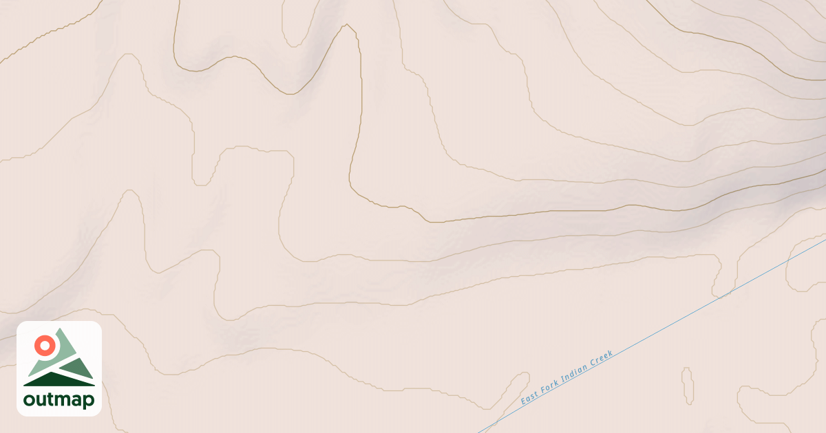 Map of Indian Creek Trail