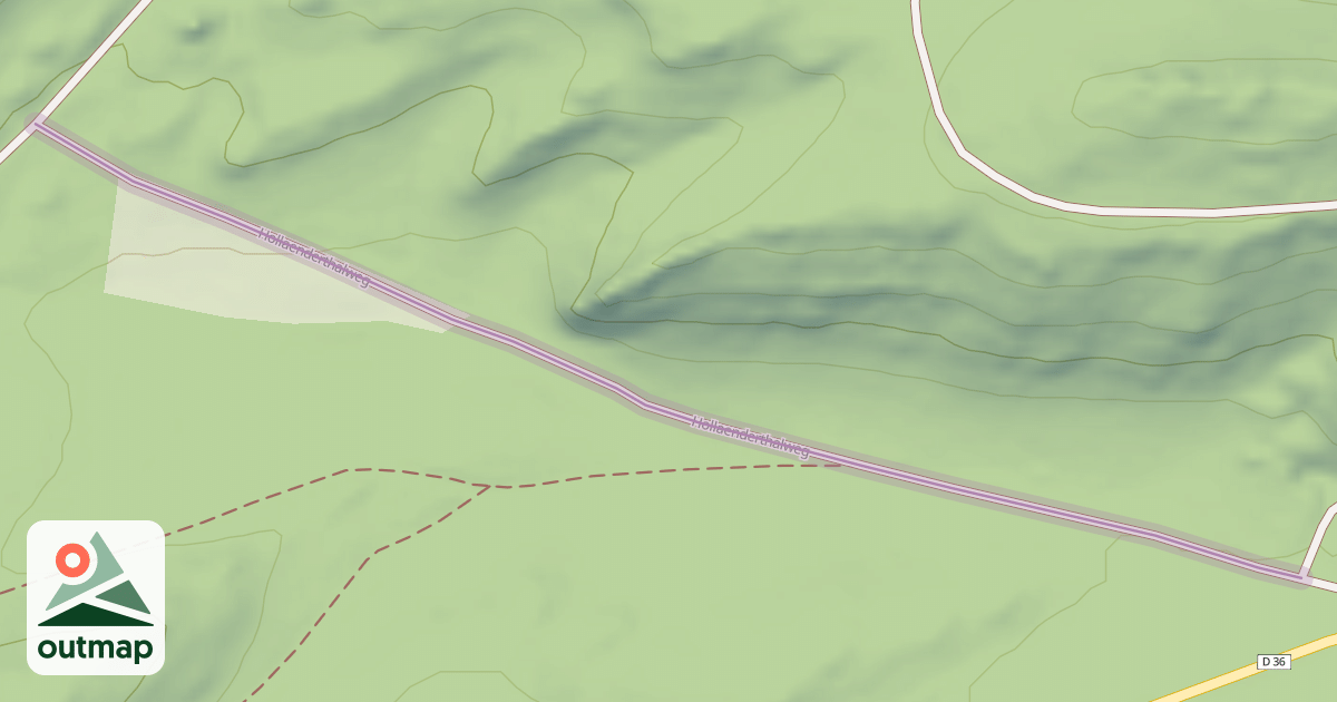 Map of Hollaenderthalweg