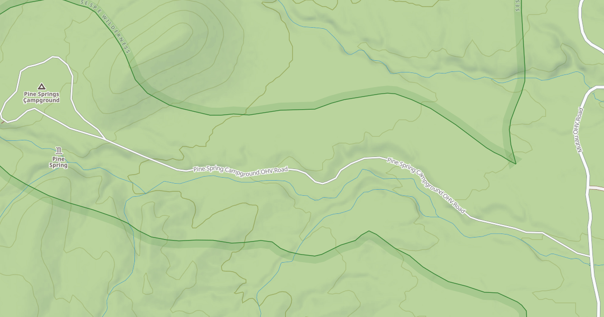 Map preview of PINE SPRING CG OHV