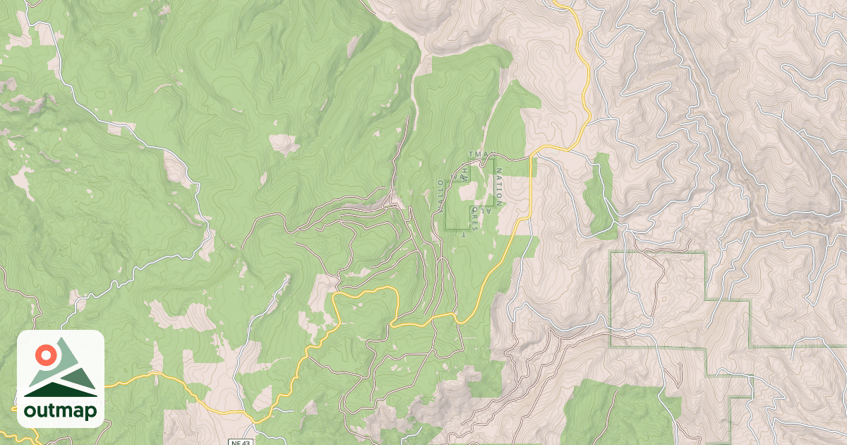 Map of LADD CANYON ROAD