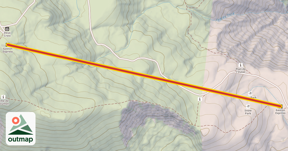 Map of Gaston Express