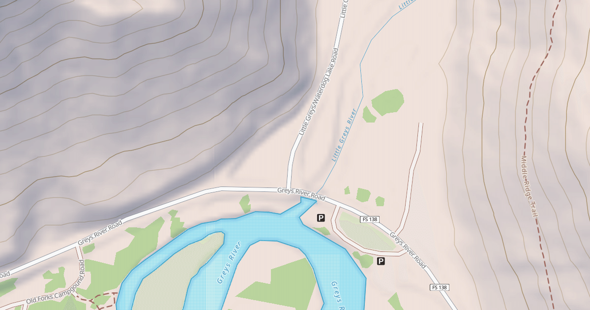 Map preview of LITTLE GREYS/WATERDOG LAKE