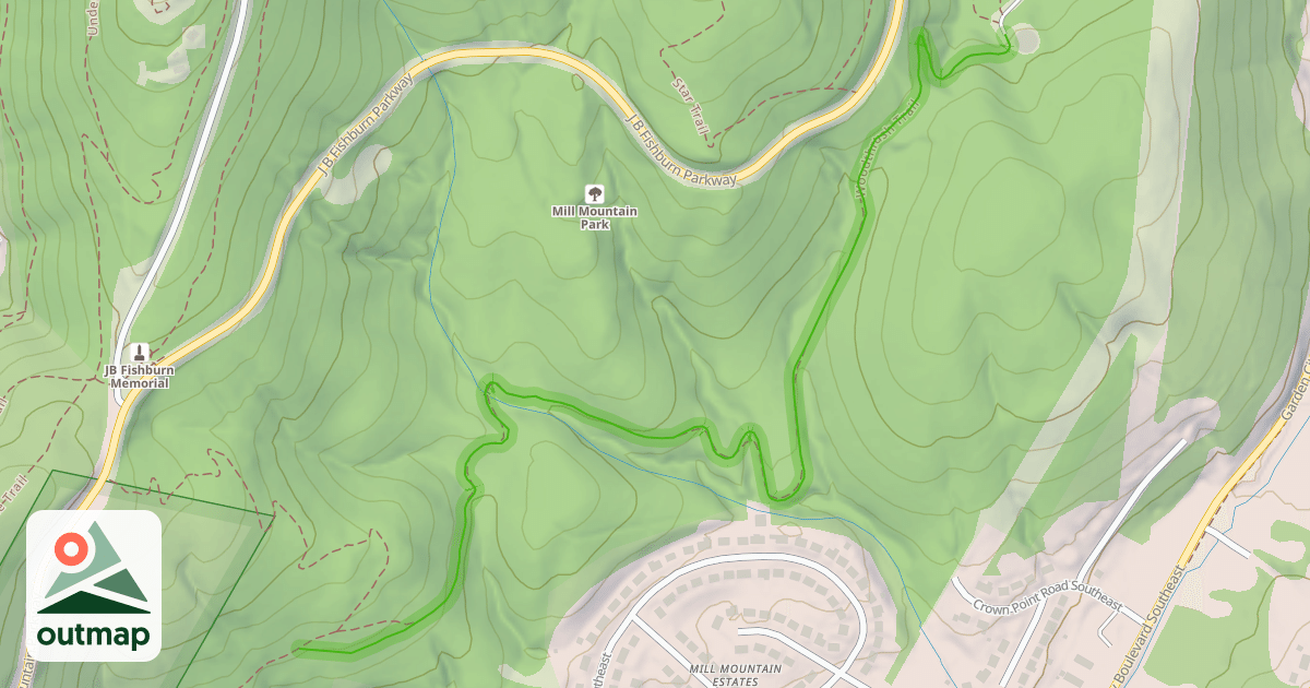 Map of Woodthrush Trail