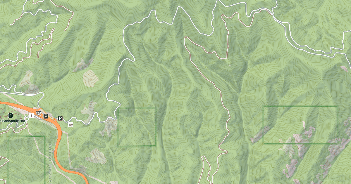 Map preview of USFS Motor Vehicle Use Map Trails 12942